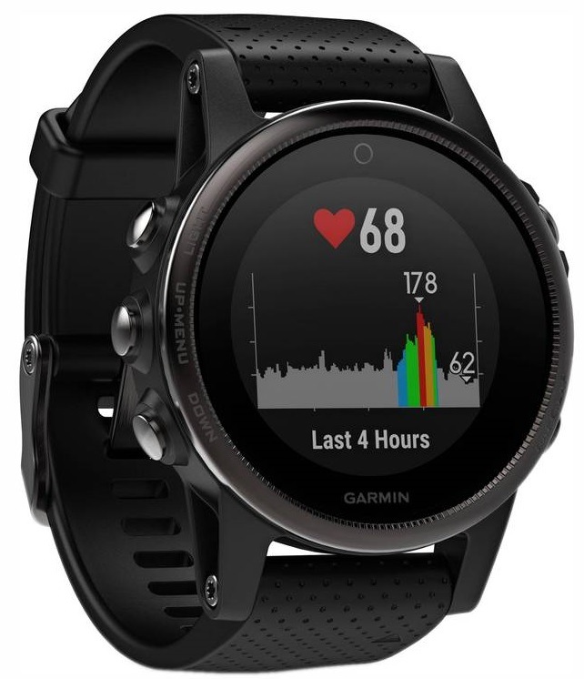 Chytré hodinky Garmin Fenix 5S Sapphire černé/šedé