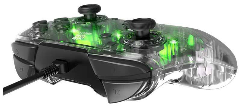 Gamepad PDP Afterglow Deluxe+ pro Nintendo Switch průhledný Gamepad PDP Afterglow Deluxe+ pro Nintendo Switch průhledný