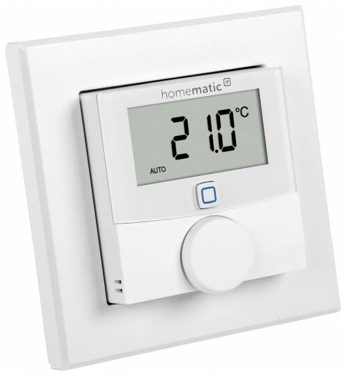 Termostat Homematic IP se senzorem vlhkosti, nástěnný