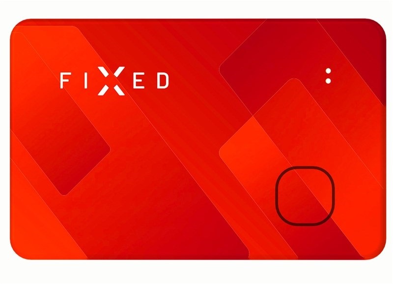 Lokátor FIXED Tag Card s podporou Find My, bezdrátové nabíjení oranžový