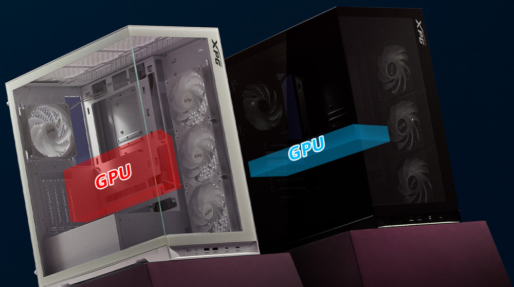 Case ADATA XPG Invader X BTF bílá Case ADATA XPG Invader X BTF bílá