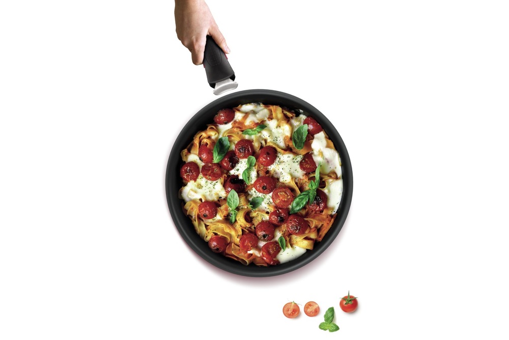 Pánev Tefal Ingenio Simply Cook L7243502, 24 cm vínová Hluboká pánev Tefal L7243502 Ingenio Simply Cook 24 cm