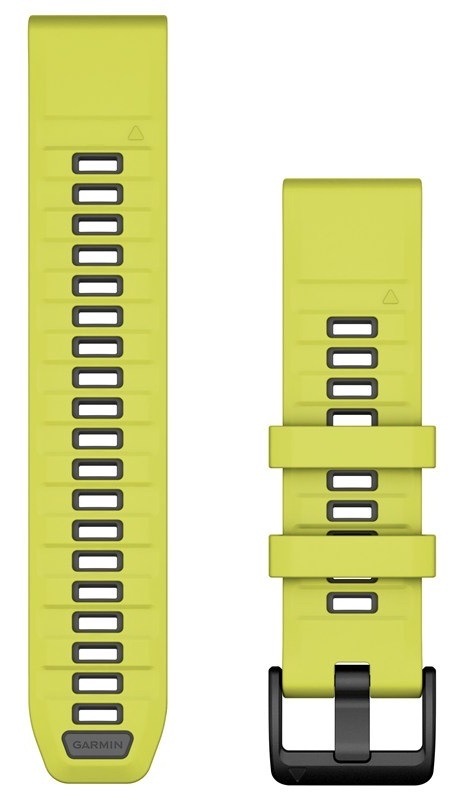 Řemínek Garmin QuickFit (22 mm) šedý/žlutý