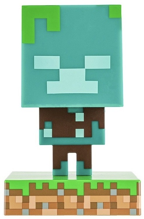 Dekorativní LED Paladone Icon Light Minecraft - Utopenec zelené