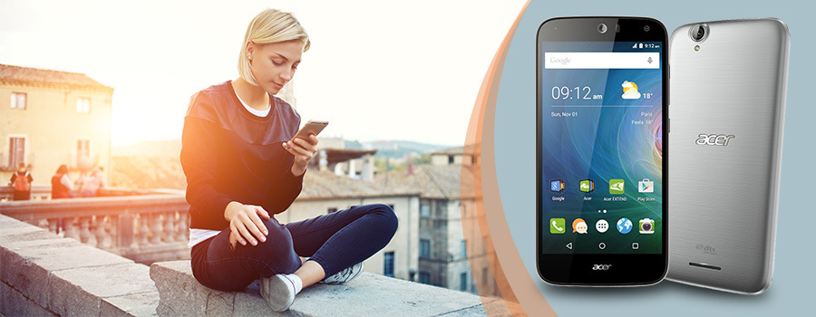Mobilní telefon Acer Liquid Z630 stříbrný
