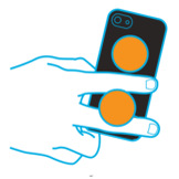 Držák na mobil PopSockets Peace Sky Držák na mobil PopSockets Peace Sky