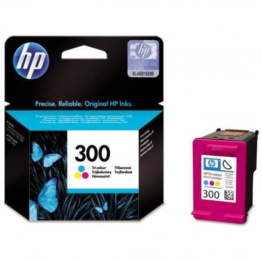 Inkoustová náplň HP 300, 165 stran - CMY