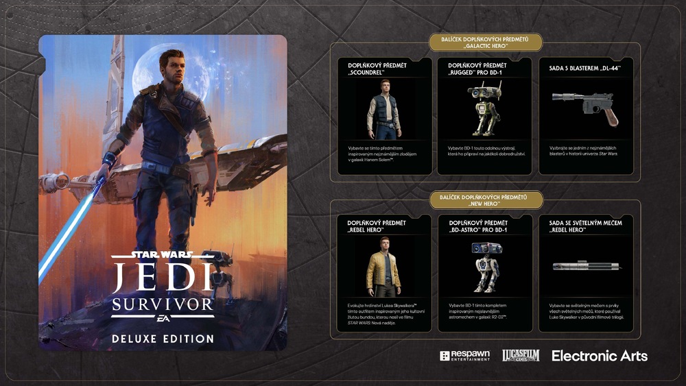 Star Wars Jedi: Survivor - Deluxe Edition – elektronická licence