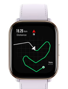 Chytré hodinky Amazfit Active černé