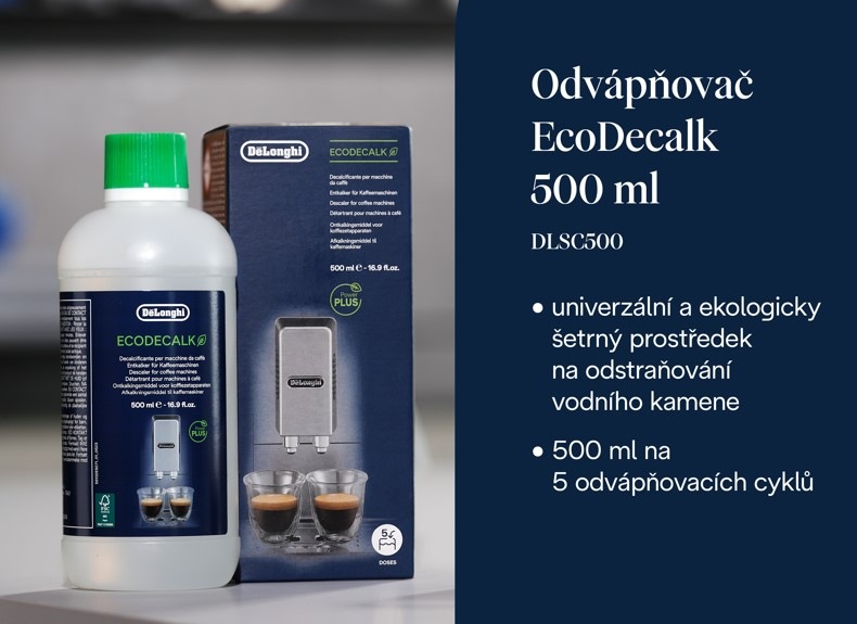 Odvápňovač pro espressa De'Longhi EcoDecalk / DLSC500 Odvápňovač pro espressa De'Longhi EcoDecalk / DLSC500