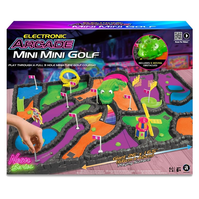 hra Arcade Mini golf Neon