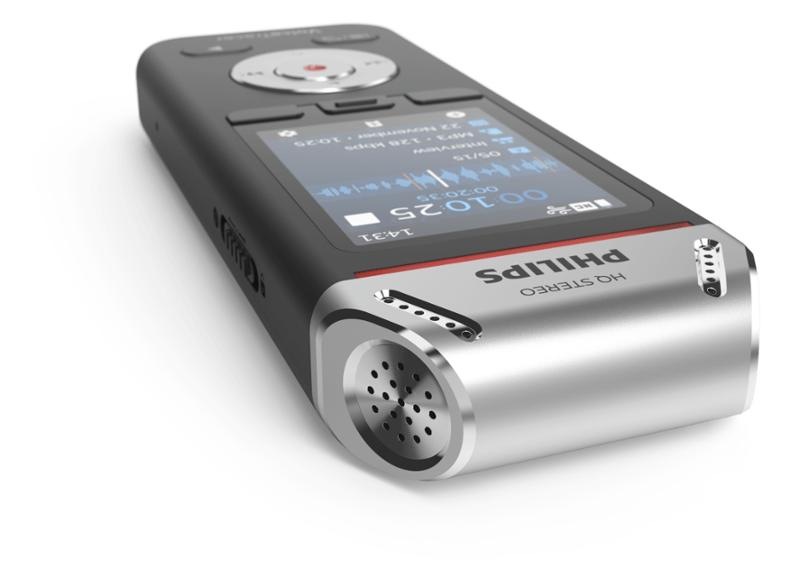 Diktafon Philips DVT2110 černý/stříbrný