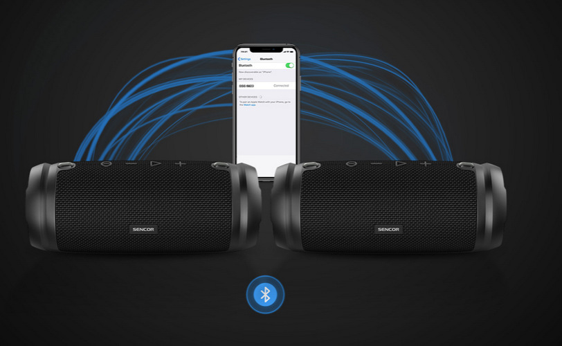 Přenosný reproduktor Sencor SSS 6800 SIRIUS MAXI černý Přenosný reproduktor Sencor SSS 6800 SIRIUS MAXI černý