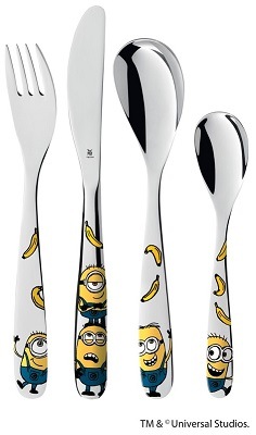 Dětský příbor WMF Minions Mimoni, 4 ks