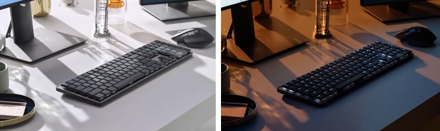 Klávesnice Logitech MX Mechanical Mini, Tactile, US - graphite Logitech MX Mechanical