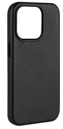 Kryt na mobil FIXED MagLeather s podporou MagSafe na Apple iPhone 15 Pro Max černý