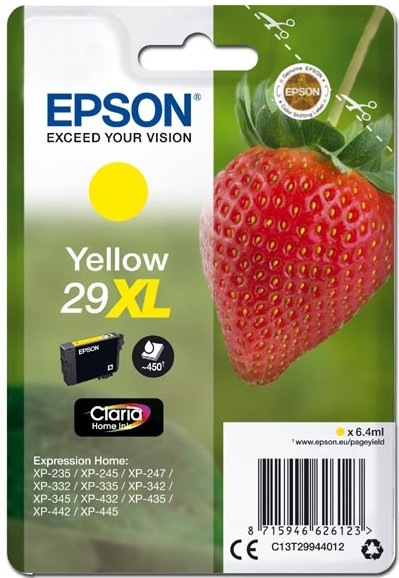 Inkoustová náplň Epson 29XL, 450 stran - purpurová