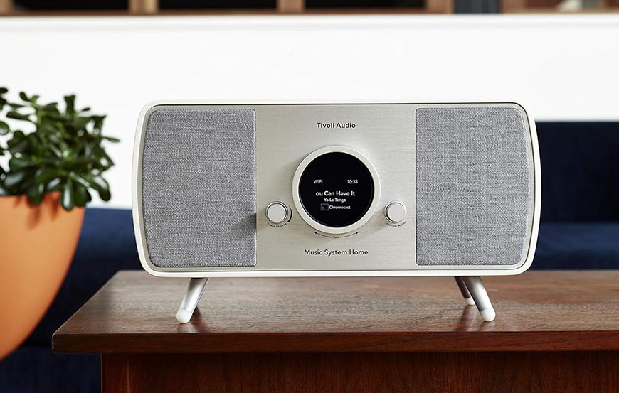 Radiopřijímač DAB+ Tivoli Audio Music System Home (gen2) MSYH2L-WHT, bílý/šedý