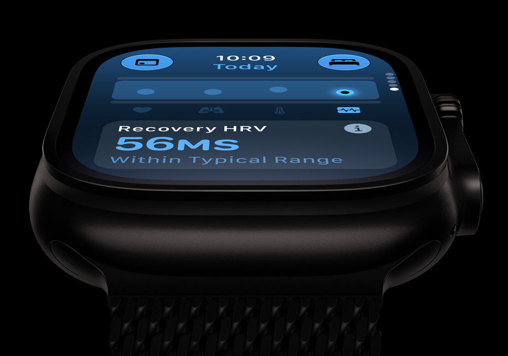 Apple Watch Ultra 4 měří tepovou frekvenci a HRV výrazně častěji