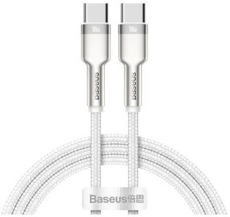 Kabel Baseus Cafule Series USB-C/USB-C 100W 1m bílý