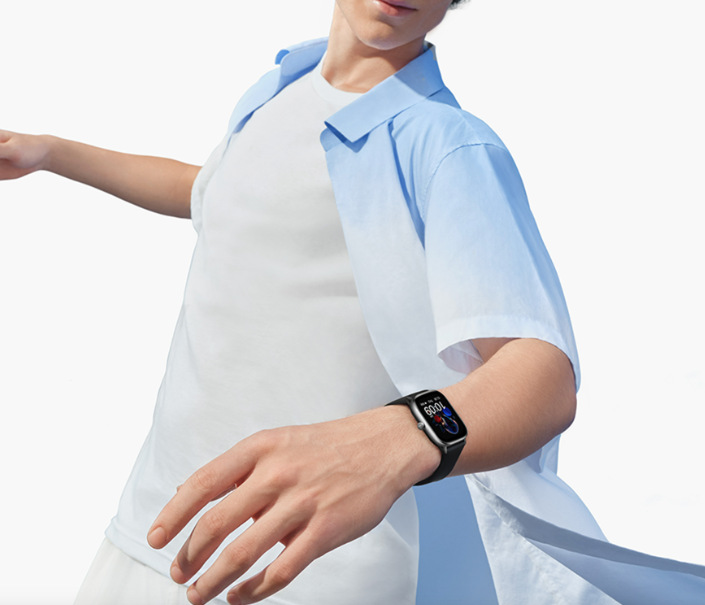 Chytré hodinky Amazfit GTS 4 Mini modré Chytré hodinky Amazfit GTS 4 Mini modré
