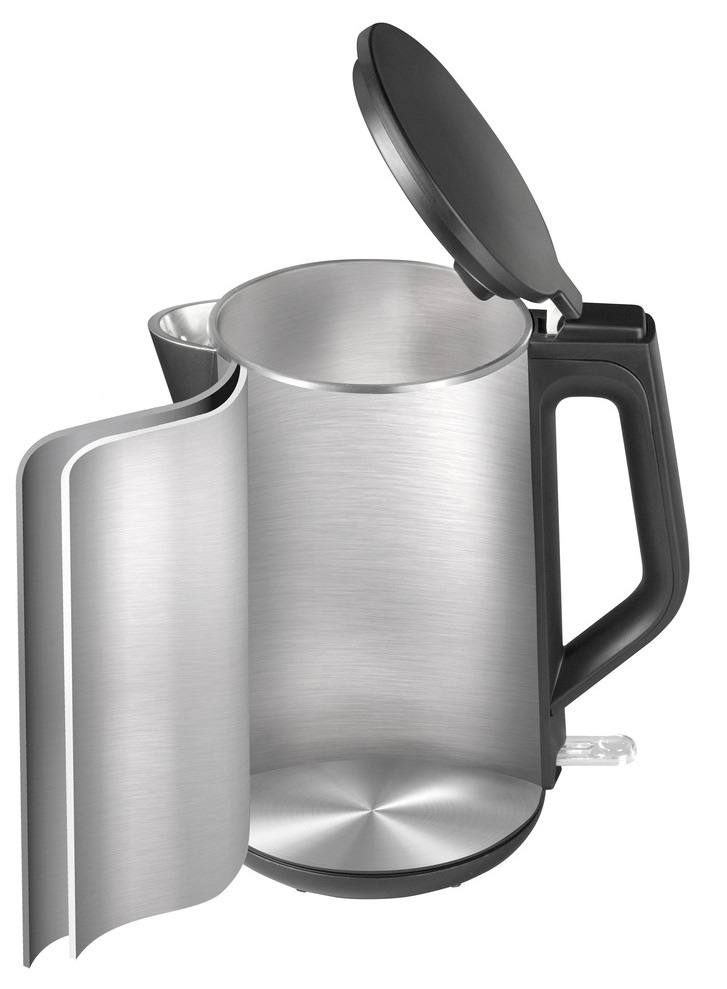 Rychlovarná konvice Gorenje K15DWBK, černá, tepelná izolace