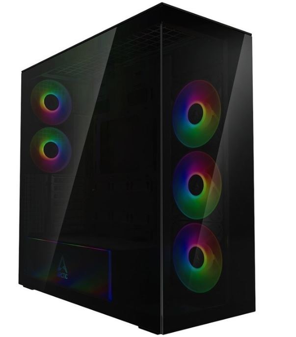 Case Arctic Cooling Xtender Tinted - černá barva