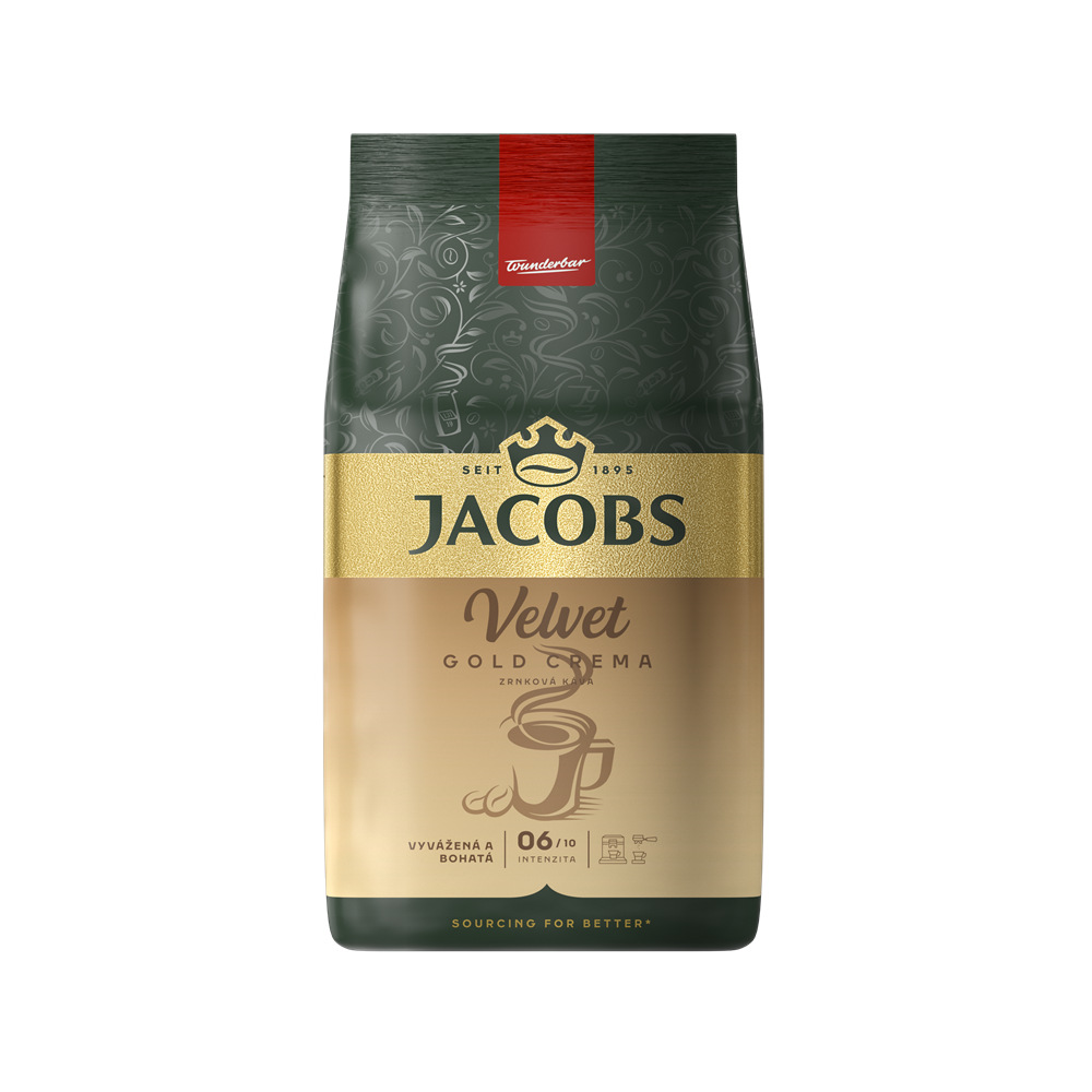 Káva zrnková Jacobs Velvet Gold Crema 1 kg