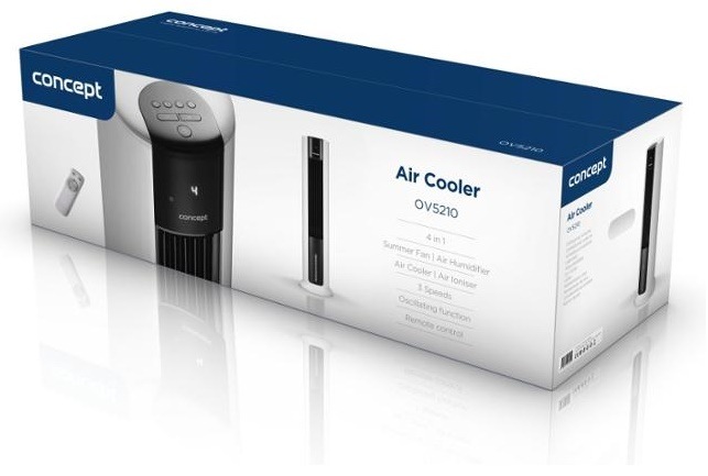 Ochlazovač vzduchu Concept OV5210 černý/bílý Ochlazovač vzduchu Concept OV5210 černý/bílý
