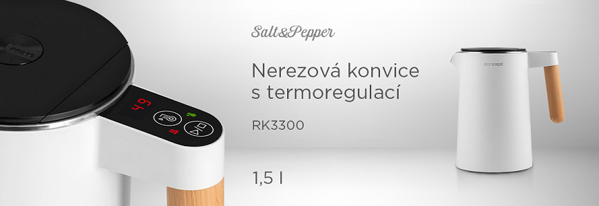 Rychlovarná konvice Concept RK3300 bílá