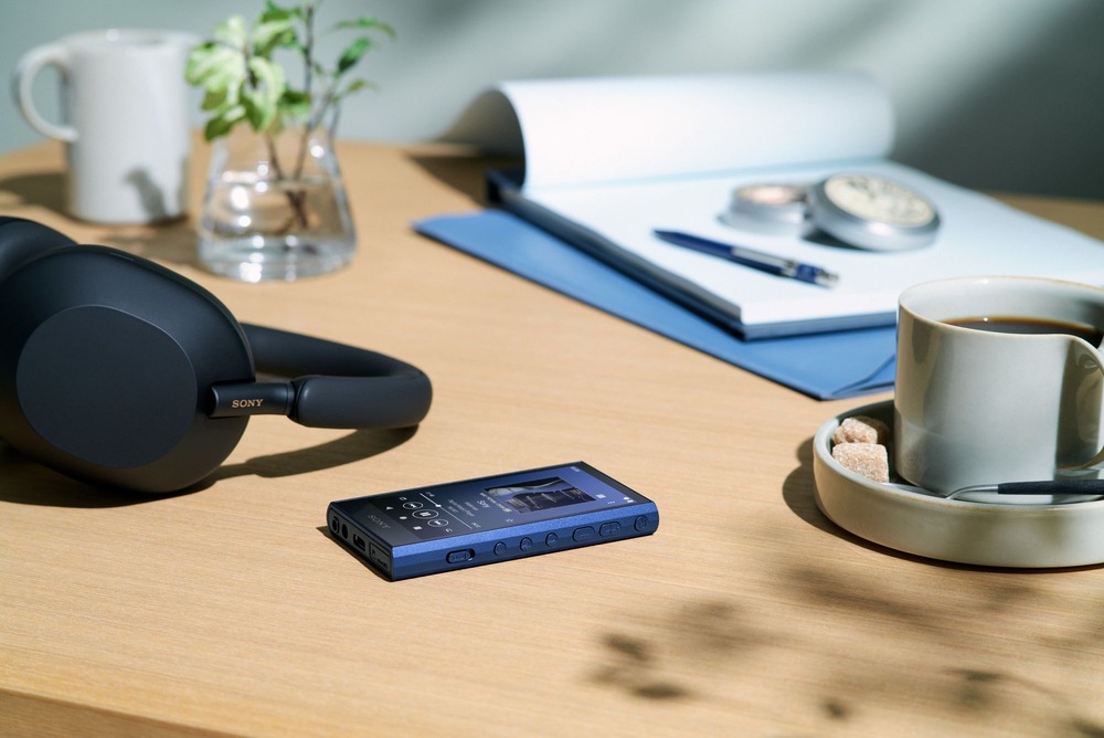 MP3 přehrávač Sony NW-A306L, modrý