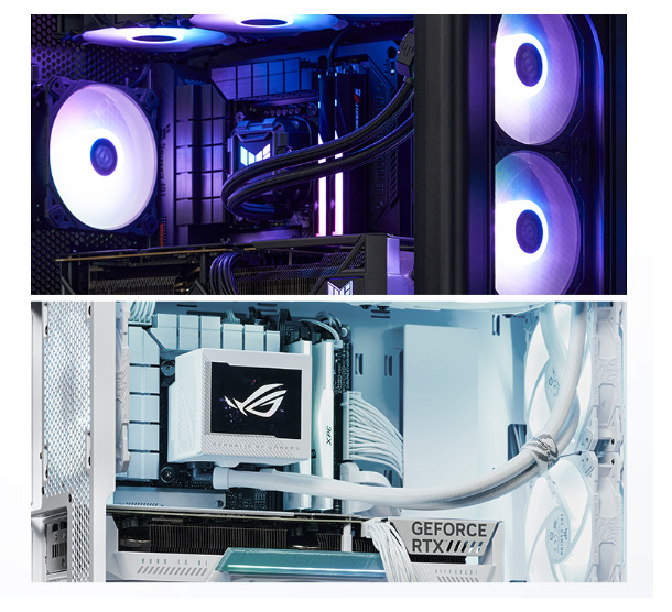 Case Asus A23 PLUS TG ARGB bílá