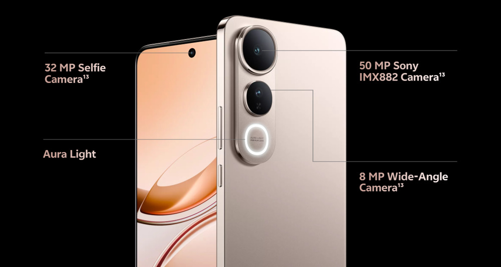 Mobilní telefon vivo V50 Lite 5G 8 GB / 256 GB zlatý