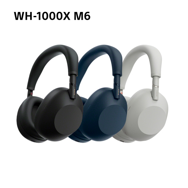 Sluchátka Sony WH-1000XM6, Noise Cancelling - stříbrná