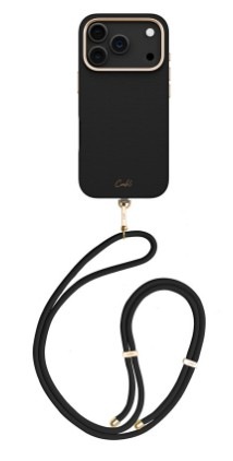 Kryt na mobil Uniq COEHL Mirelle na Apple iPhone 17 Pro v černé barvě