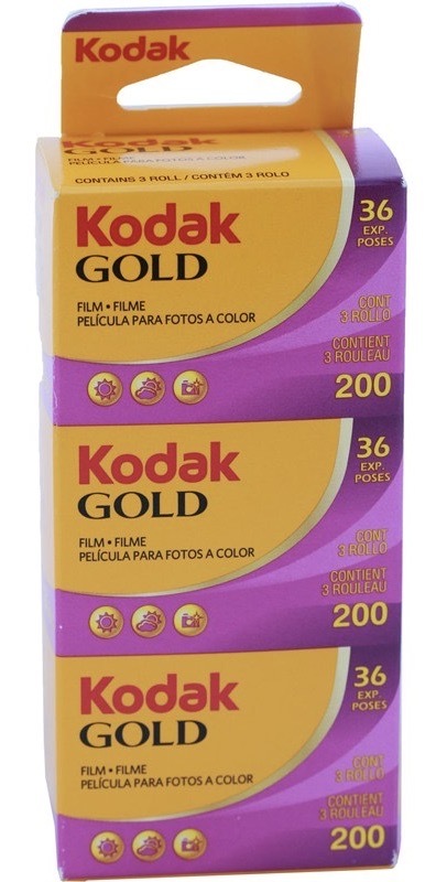 Profesionální negativní film Kodak nabízí 3× 36 snímků, vysoká ostrost