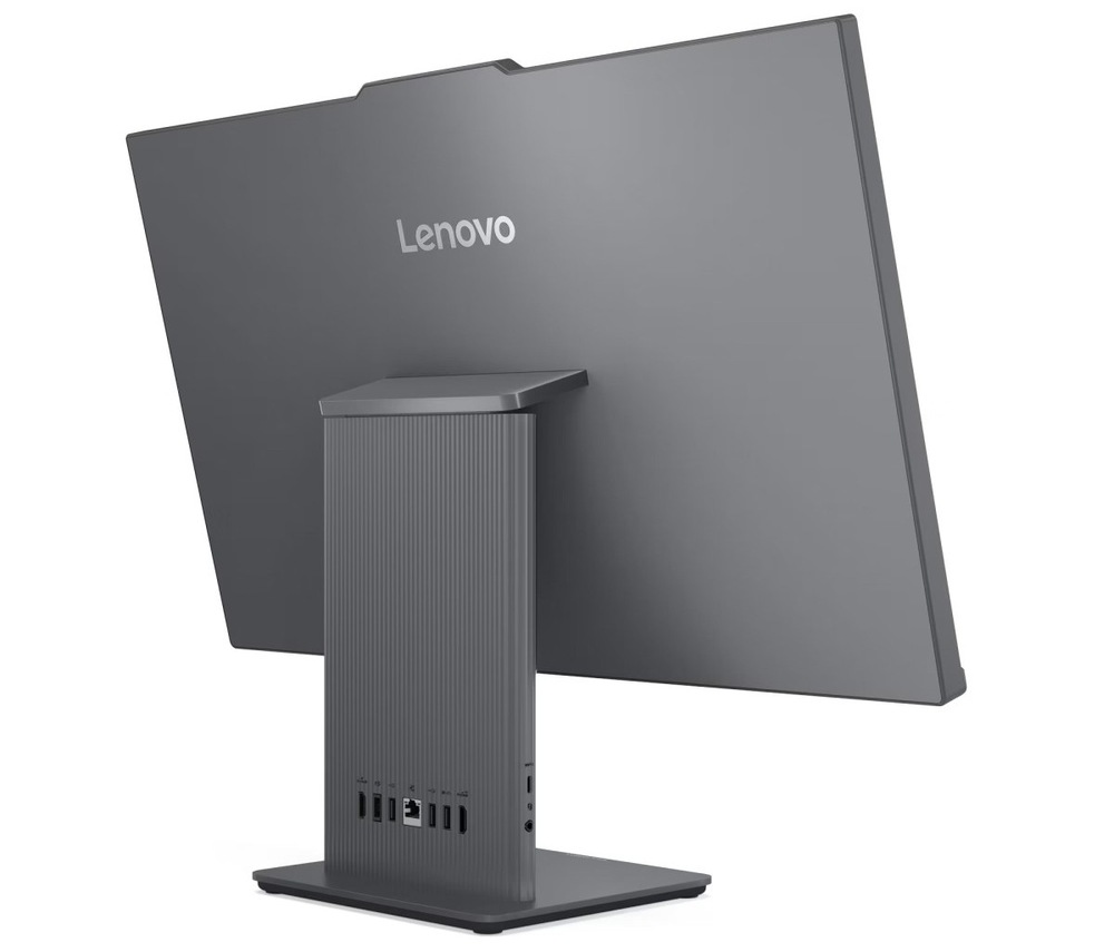 Počítač All In One Lenovo IdeaCentre 27IRH9 šedý AIO PC Lenovo IdeaCentre 27IRH9 27" zezadu