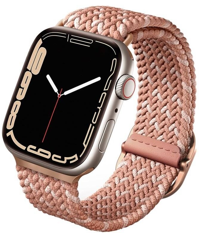 Řemínek Uniq Aspen Designer Edition na Apple Watch 38/40/41mm růžový