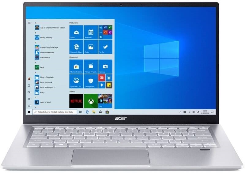Notebook Acer Swift 3 (SF314-511-36W5) stříbrný Notebook Acer Swift 3 (SF314-511-36W5) stříbrný