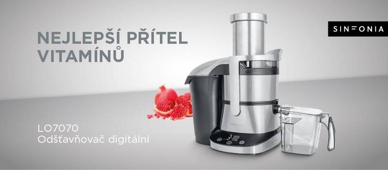 Odšťavňovač Concept LO7070 SINFONIA stříbrný