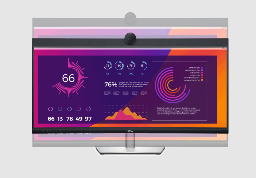 Monitor Dell P3424WEB černý/stříbrný