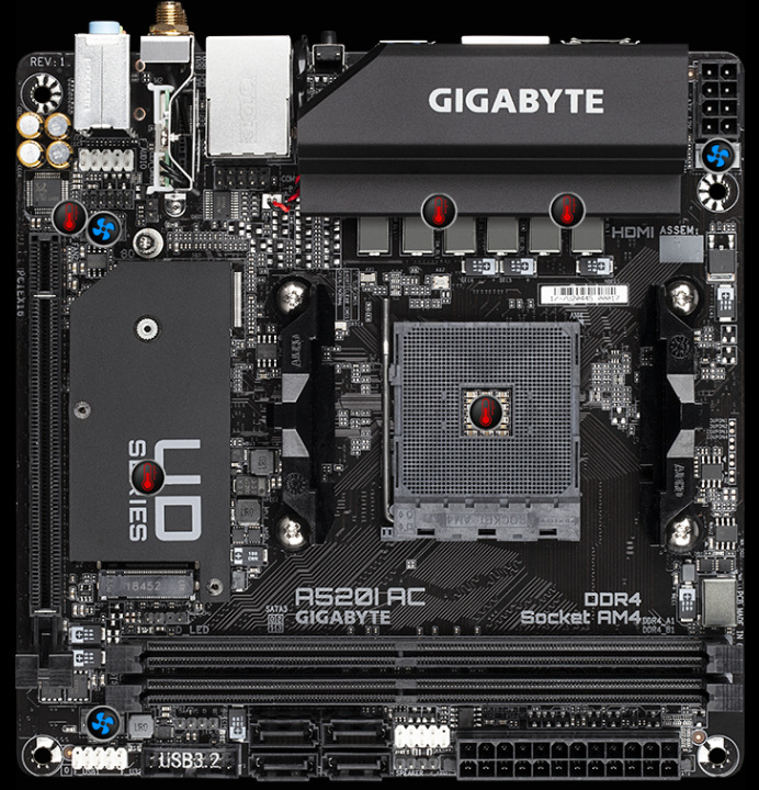 Základní deska GIGABYTE A520I
