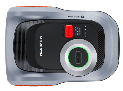 Horní LiDAR modul a ovládací panel Segway Navimow i220E