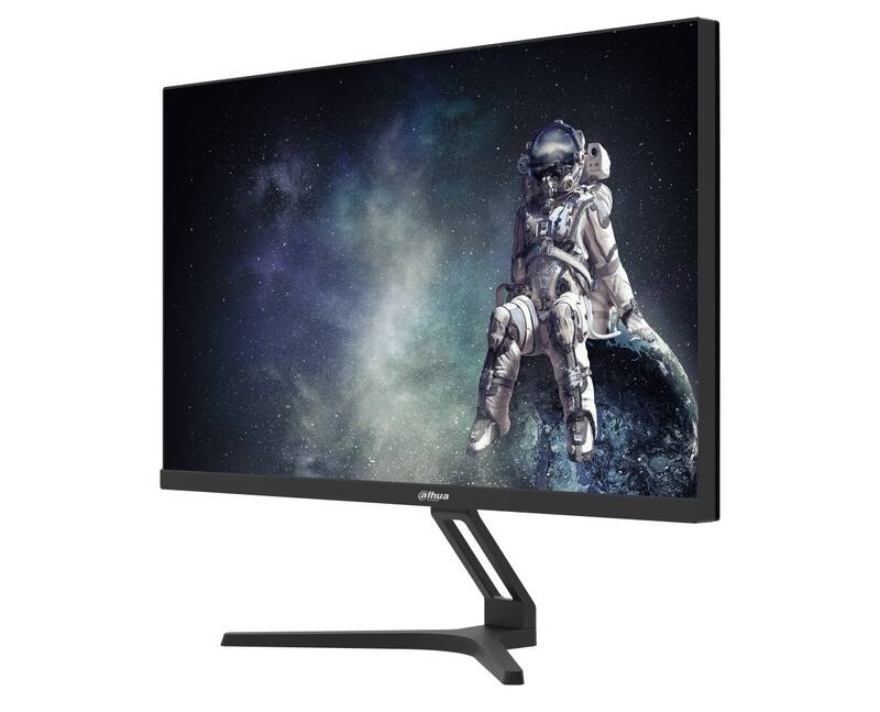 Herní monitor Dahua LM27-E331Y černý Monitor Dahua a boční pohled na něj.