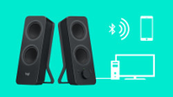 Reproduktory Logitech Z207 Bluetooth bílé