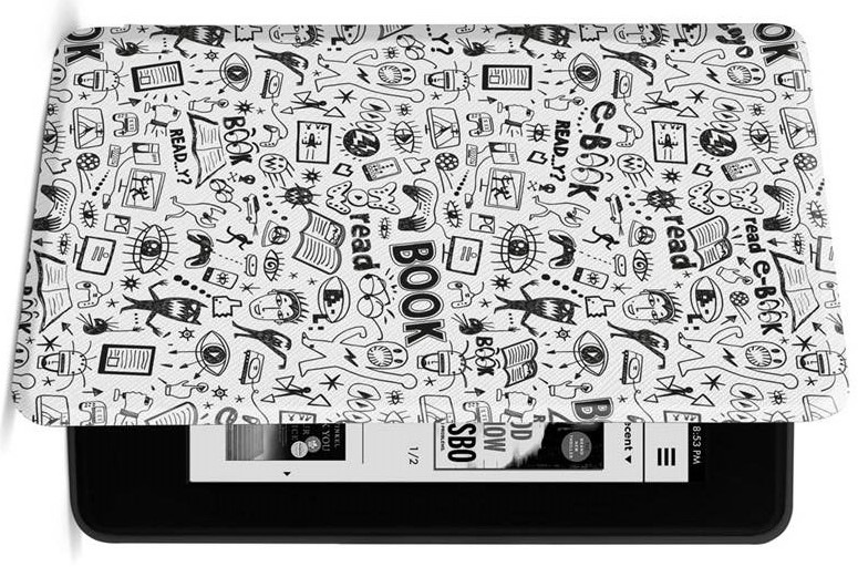 Pouzdro pro čtečku e-knih Connect IT Doodle pro Amazon Kindle Paperwhite 4 (2018) bílé