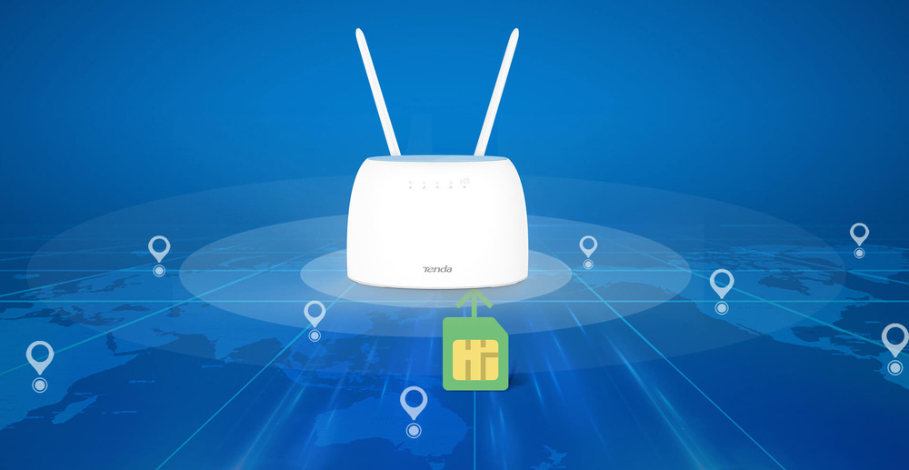 Router Tenda 4G09 3G/4G+ LTE bílý Router Tenda 4G09 3G/4G+ LTE bílý