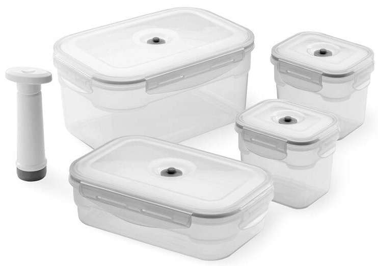 Sada vakuových dóz Compactor AspiFresh ACC926, 4 ks