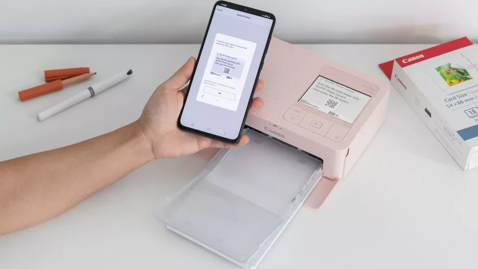 Fototiskárna Canon CP1500 Selphy KIT + papíry 54 ks černá