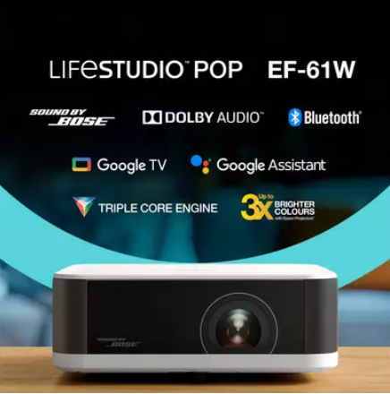 Projektor Epson EF-61W bílý EPSV11HB72040_02